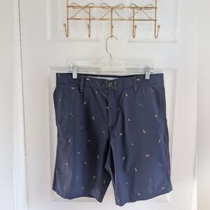 Under Armour Men's Dark Blue Patterned Shorts